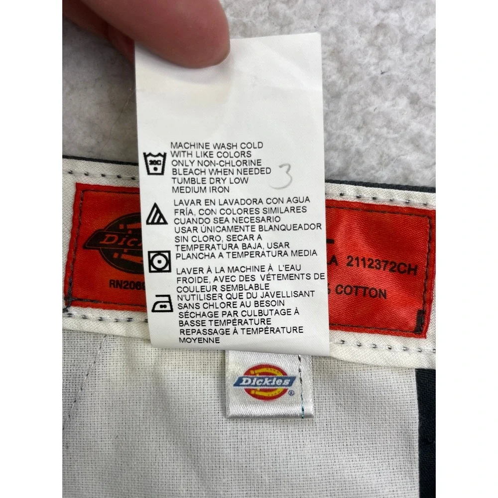 Dickies Loose Fit Cargo Pants Mens 35 UL Gray Workwear Utility Tactical NWT